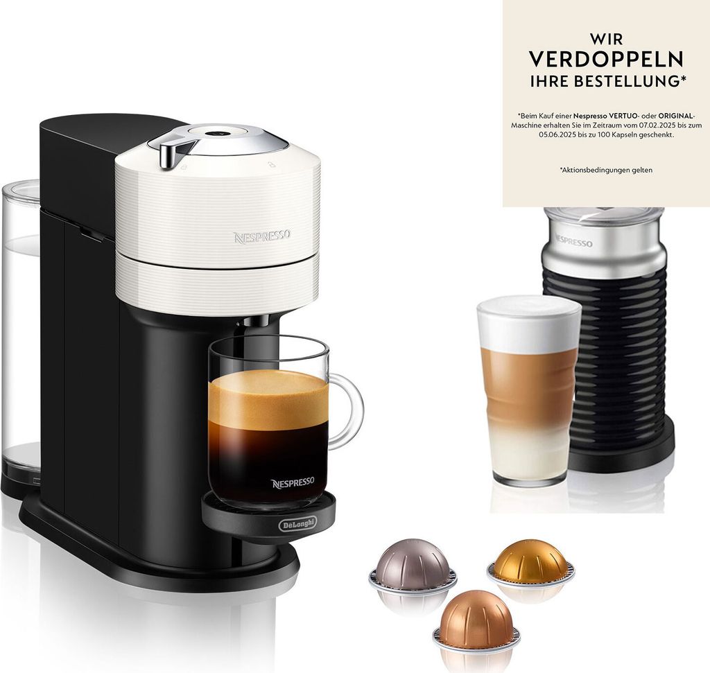 DeLonghi Nespresso-Kapselmaschine ENV 120.WAE VertuoNext Produktbild 19