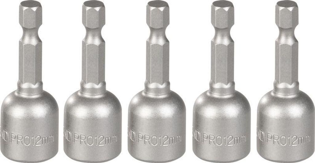 Nuss mit Magnet Strend Pro MS84, 13 mm, 1/4", magnetischer Bithalter, Packung 5 Stk.