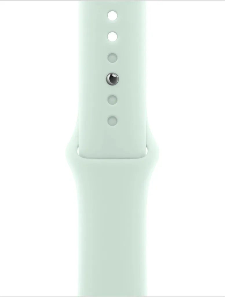 Bracelet Sport Apple Aigue-marine en Fluoroélastomère pour Apple Watch