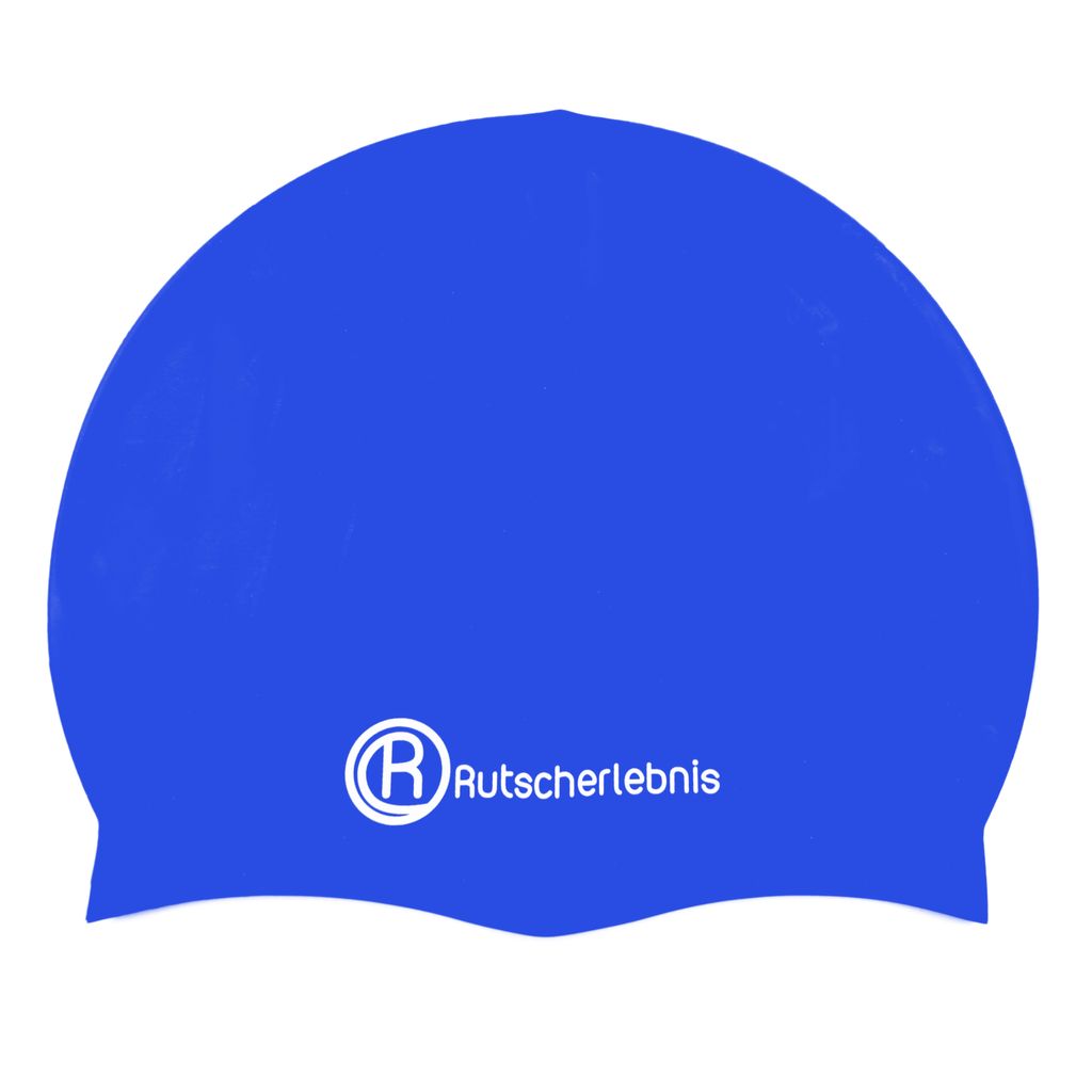 Rutscherlebnis Silicone Cap blue/white