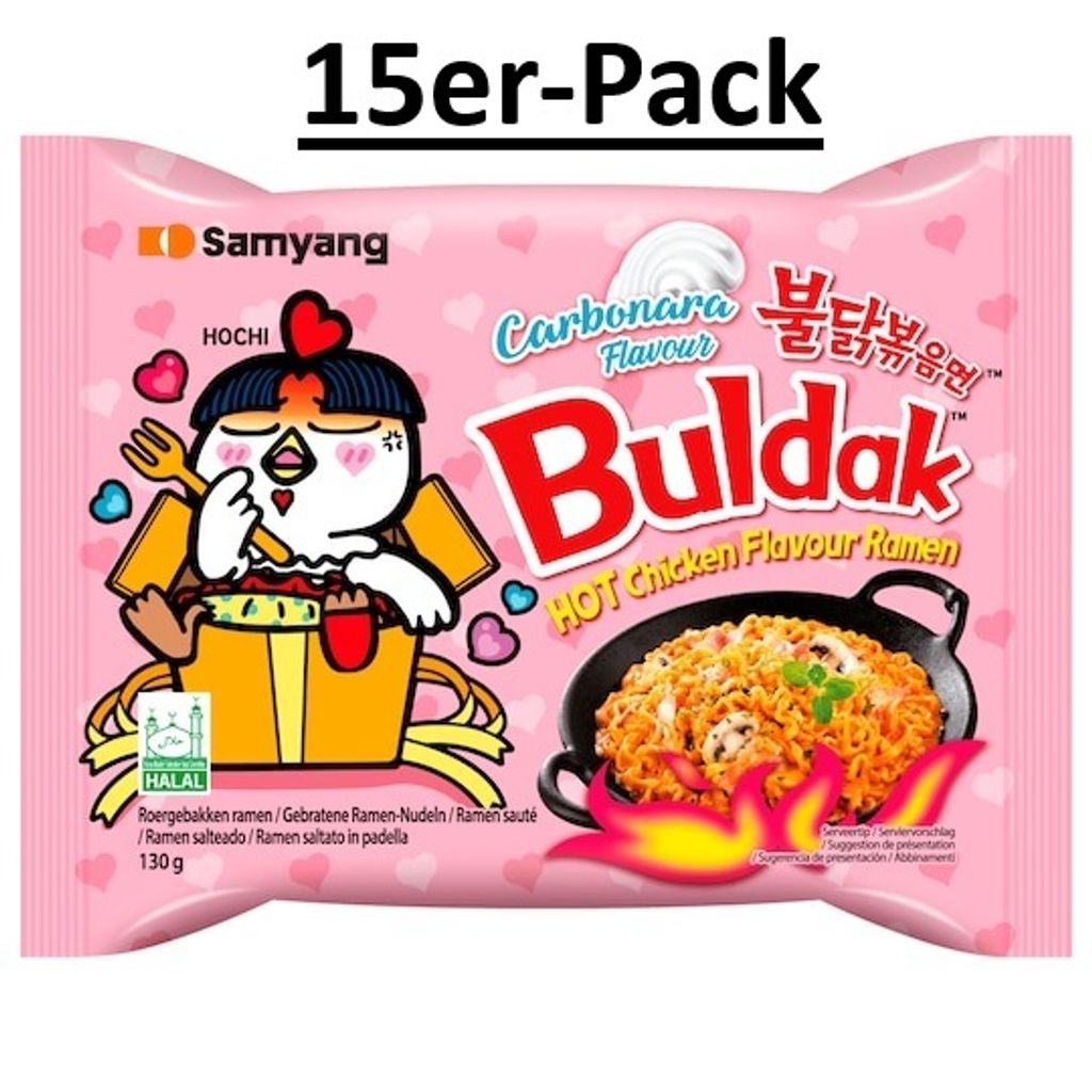 15er-Pack SAMYANG Buldak Hot Chicken Flavour Ramen Produktbild 