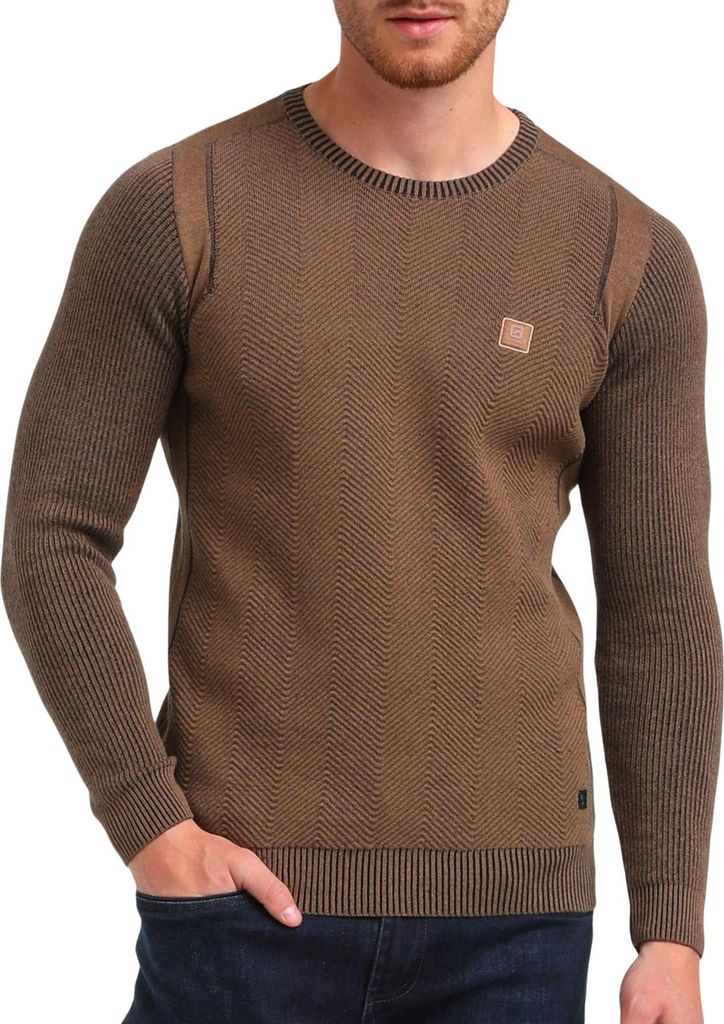 Gabbiano Geometrisch Knitted Pullover Men