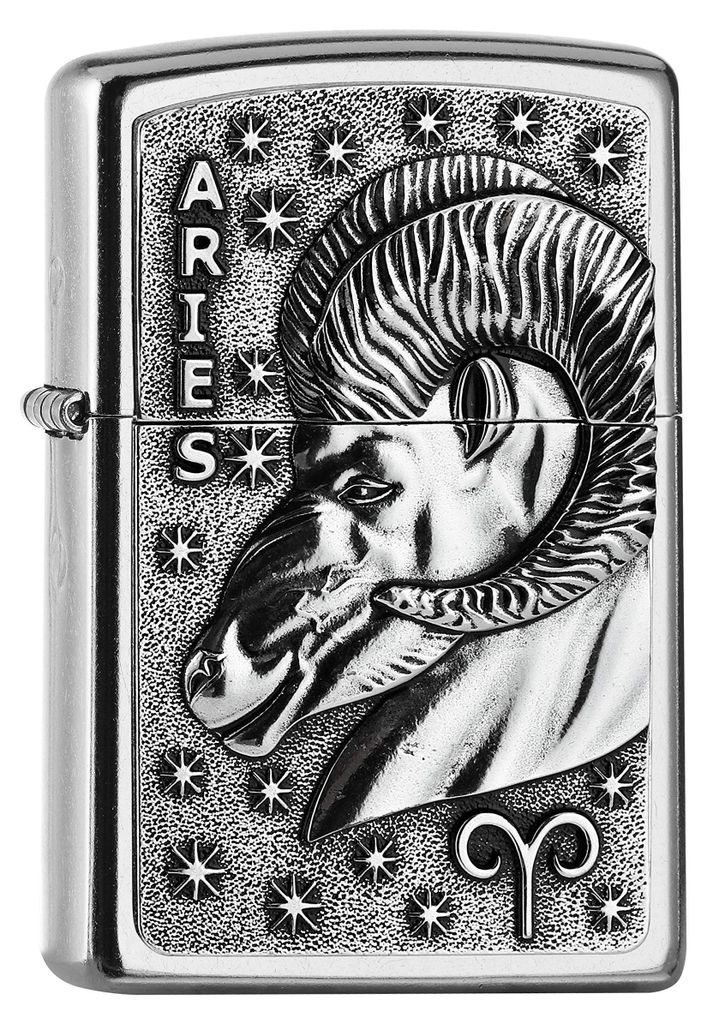 Zippo Sturmfeuerzeug Aries Widder Tierkreiszeichen Produktbild 