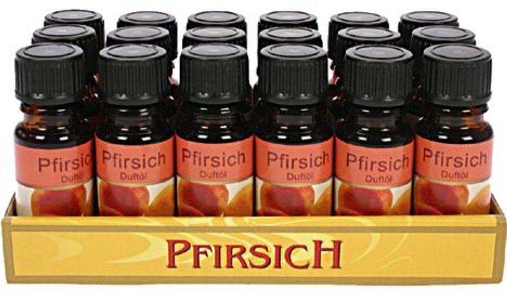 ELINA Duftöl Pfirsich 10ml in Glasflasche Produktbild 
