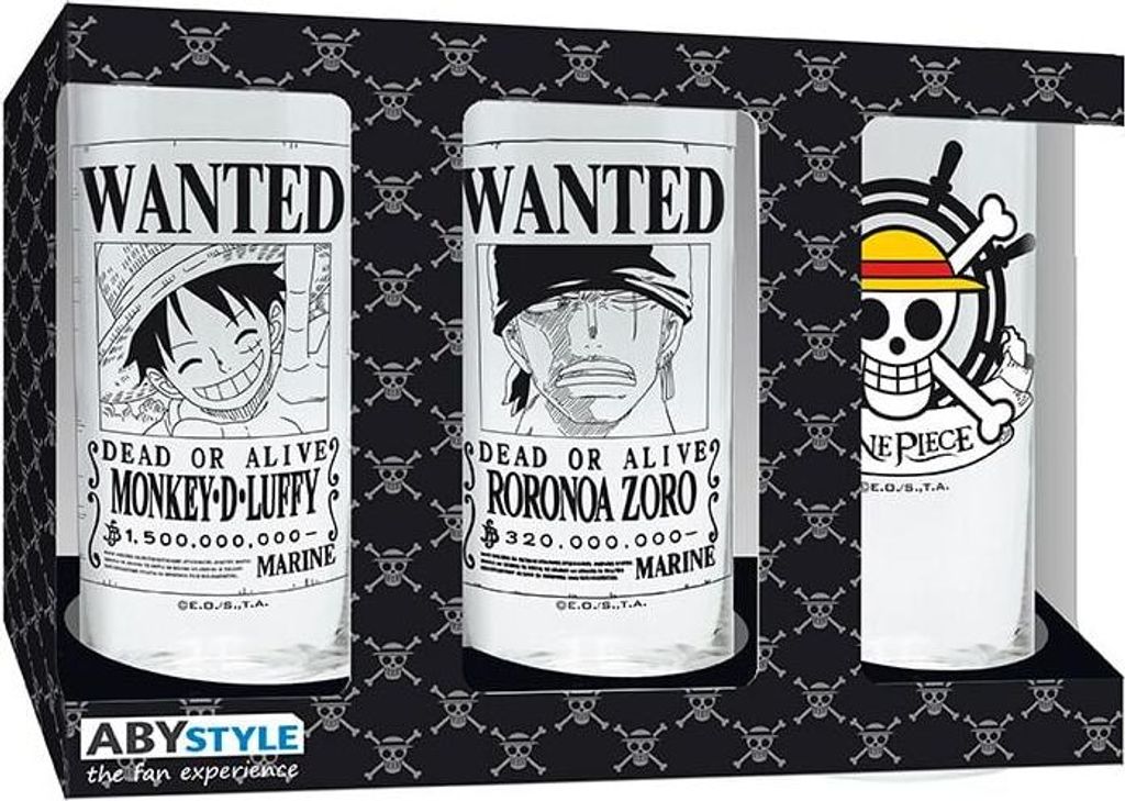Set di bicchieri ONE PIECE - confezione da 3 bicchieri Immagine del prodotto 