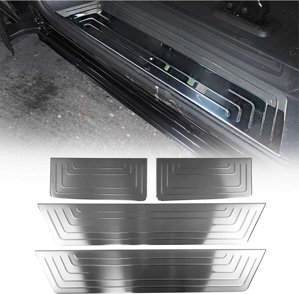 Einstiegsleisten Türschweller für VW T6 T6.1 alle 2015-2024 Chrom Gebürstet 4x