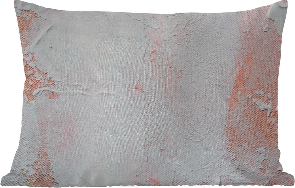 MuchoWow Outdoor Kissen - Malerei - Abstrakt - Design - 50x30 cm - Wetterfest - Lounge Kissen - Sofa kissen - Wohnzimmer Dekoration