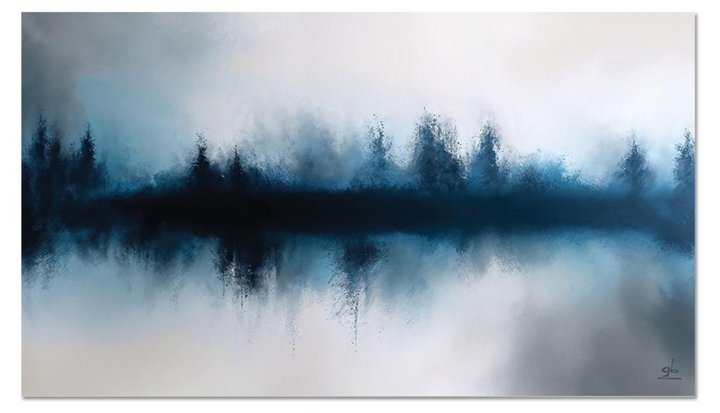 Giallobus - 01 - Baumhorizonte - Giallobus - 35L x 20B cm - Bild - Acrylglas