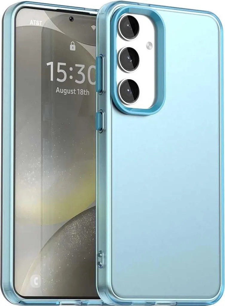 Custodia Samsung S25 FE Blu Opaco Phonesta - Stile e Protezione