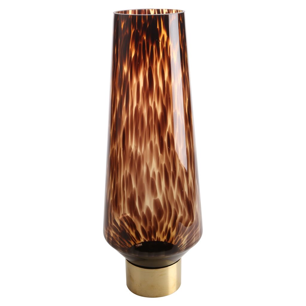 Goebel Glasvase Amber Rain braun 60 cm