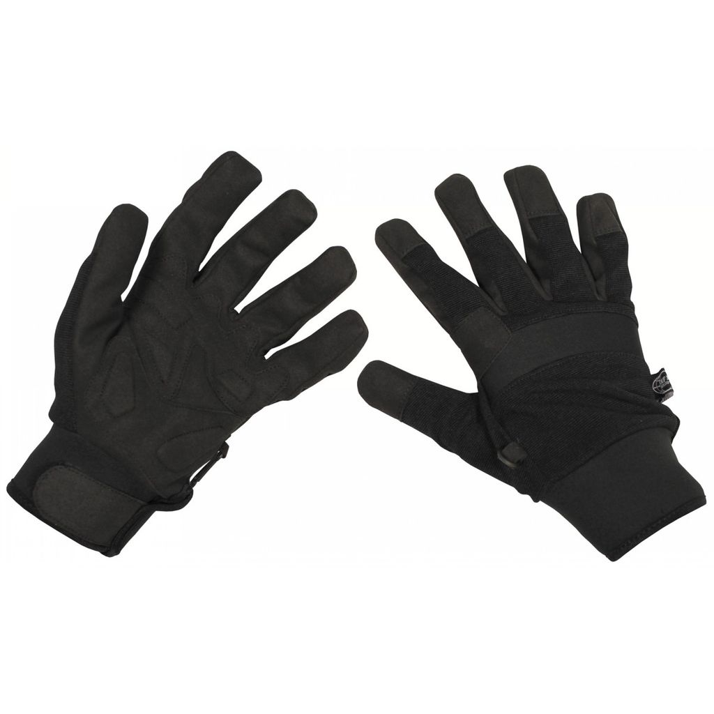 Fingerhandschuhe, "Security", schwarz L Produktbild 