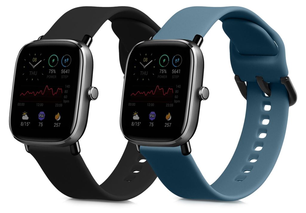 kwmobile 2x Uhrenarmband für Huami Amazfit GTR Mini / GTS 4 Produktbild 
