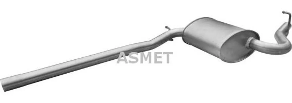 Silencieux central ASMET 6020 compatible avec A4 8E OE 8E0253409BH