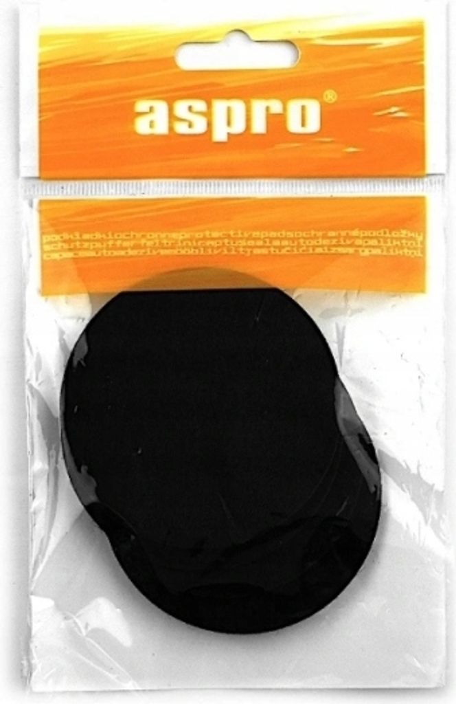 Selbstklebende Filzgleiter, schwarz, Durchmesser 70mm, 4 Stk.