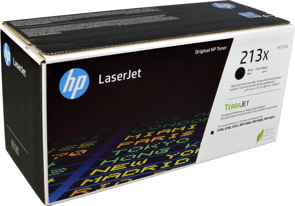 HP 213X Schwarz Original LaserJet-Tonerkartusche mit hoher Produktbild 