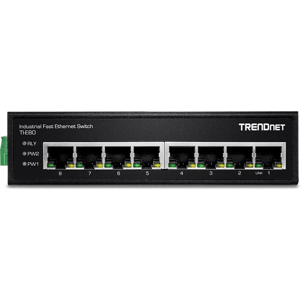 Switch Industriale 8 Porte TRENDnet TI-E80 - Prezzo e Qualità Professionale - 4