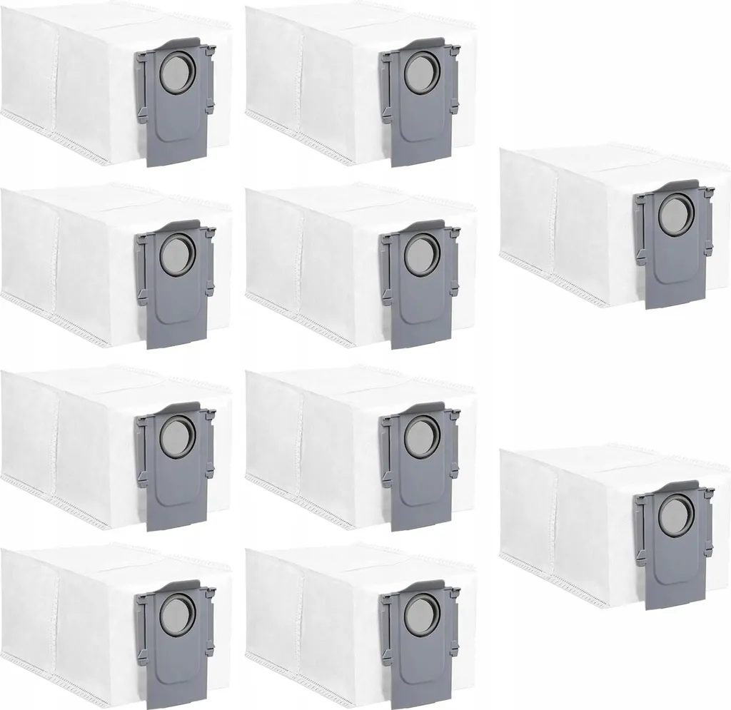 10 Sacs Aspirateur Roborock Q Revo P10 Anti-Allergènes et Sans Fuite d'Air