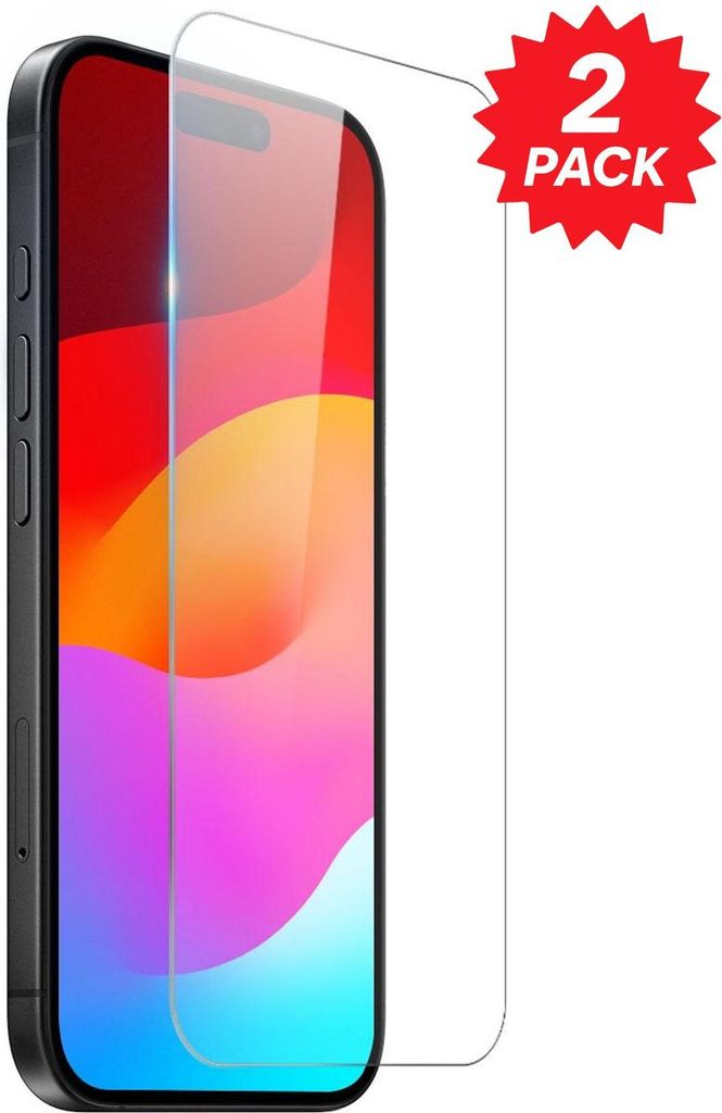 Für Apple iPhone 17 2x 2.5D 0,26mm 9H Hart Glas Display Schutz Folie Transparent