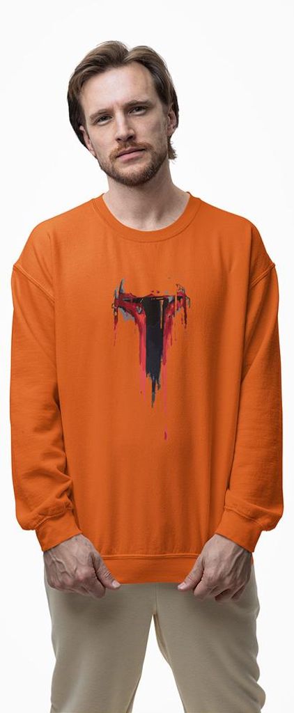 D&B Design Uni Pullover SWMO00071 Star Wars Orange-Größe 3XL