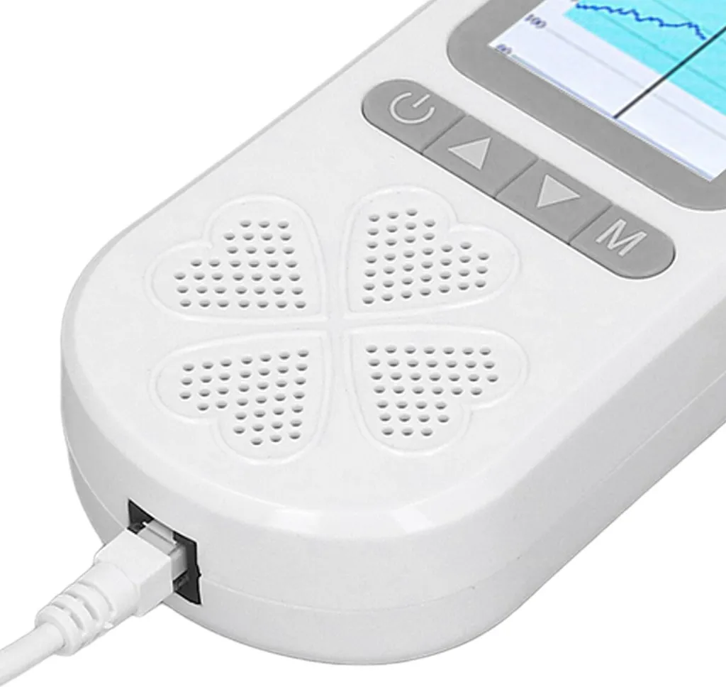 Moniteur fœtal pour écouter bébé à domicile avec 3 modes et câble - 3