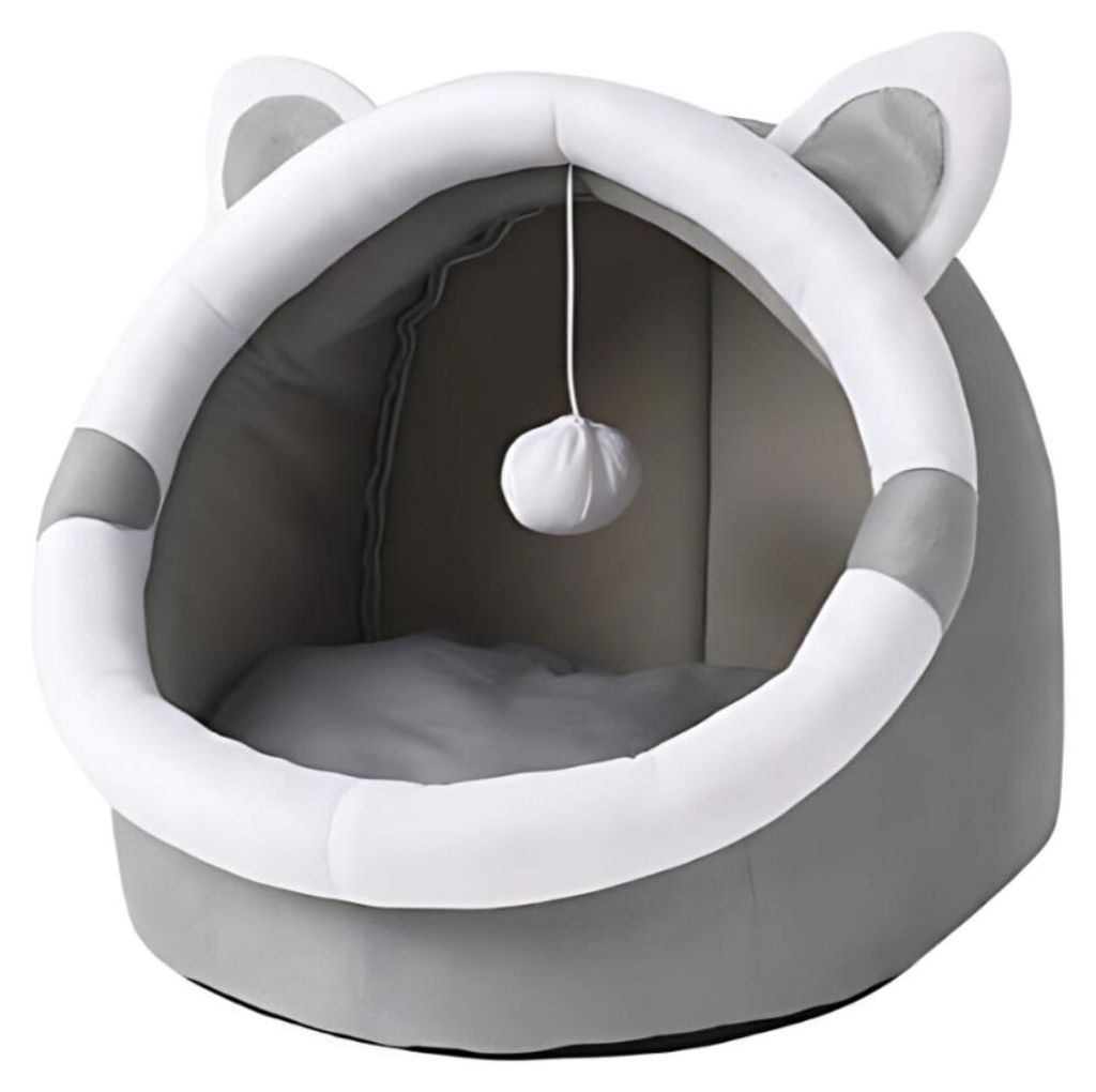 Domček pre mačku, posteľ, búda, mäkký vankúš, 31*27*27 cm Obrázok produktu 