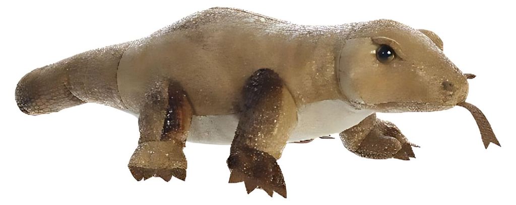 Aurora, 31954, Flopsies Komodo Dragon 17In, Soft Toy, Brown