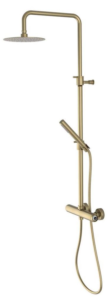 Sapho ULTRAMIX Duschsäule Körper mit Hebel-Armatur, Gold matt
