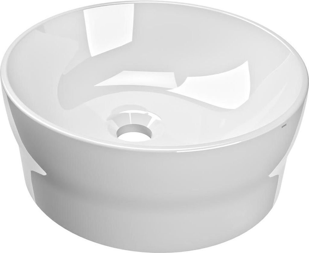 KWC AR Aufsatz-WT, RONDAtop, MIRANIT, rund, 370x140x370 mm, integrierte Dichtung