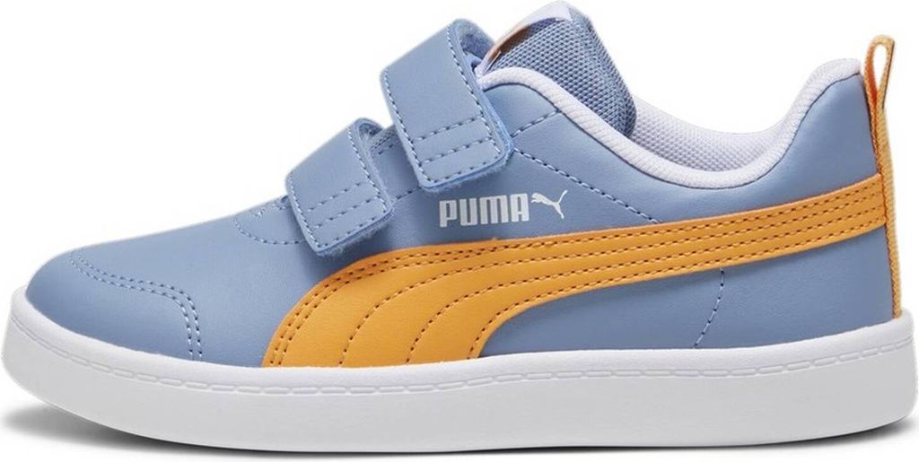 Puma Courtflex v2 V PS Zen Blue-Clementine-White Größe EU 32,5