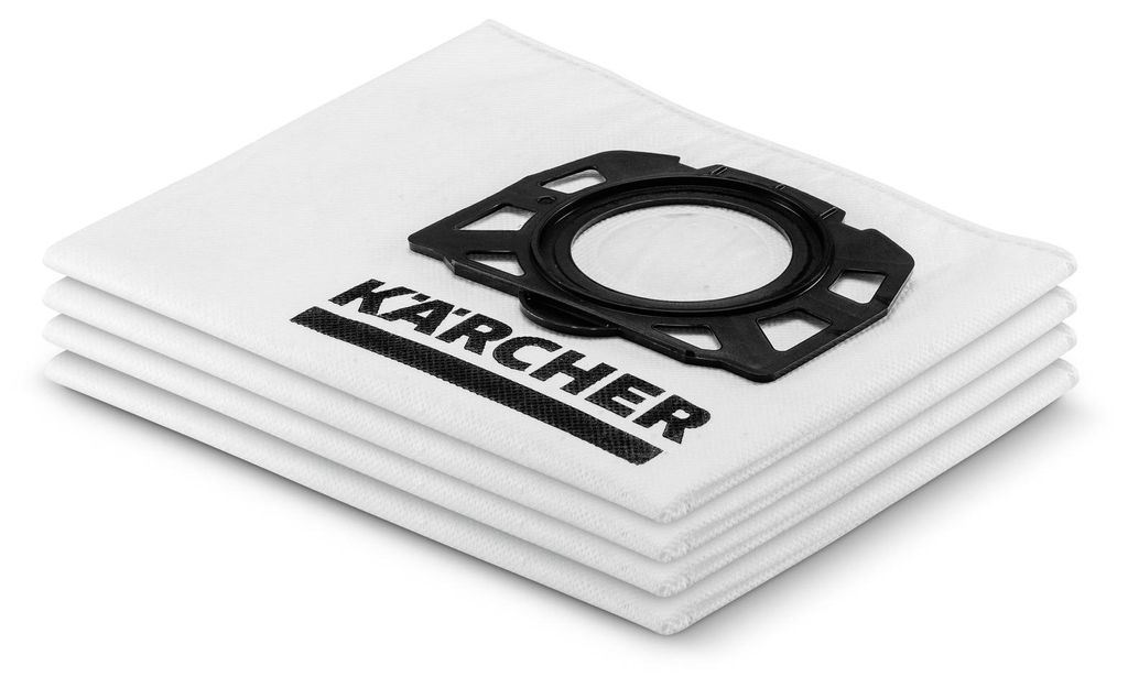 Kärcher Vliesfilterbeutel KFI 357, 4er-Set, für WD 2-3 und Produktbild 