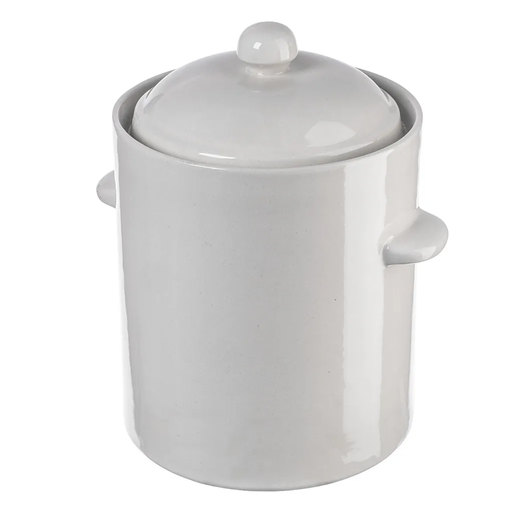 KADAX Barile di Decapaggio Luxury 5L - Ceramica Athena Design con Collare