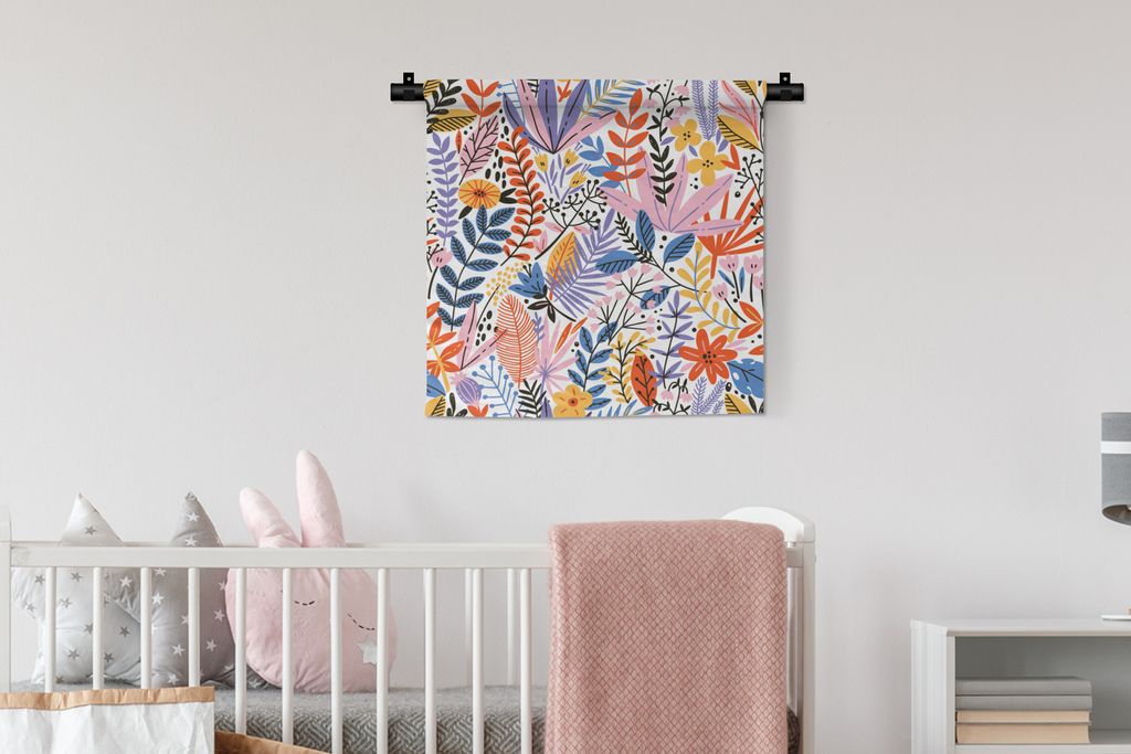 MuchoWow® Wandteppich Wandbehang Sommer - Pflanzen - Produktbild 