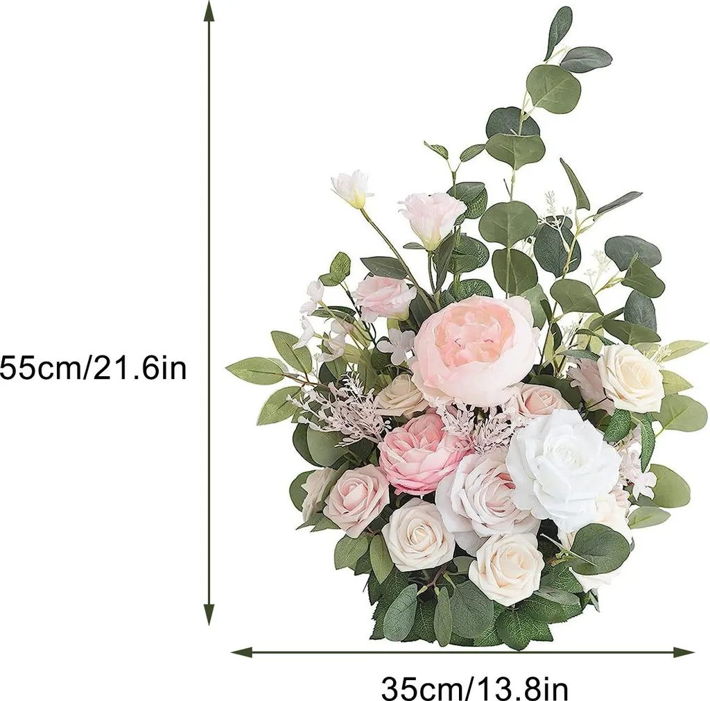 Décoration arche mariage fleurs artificielles - Solution prête à poser