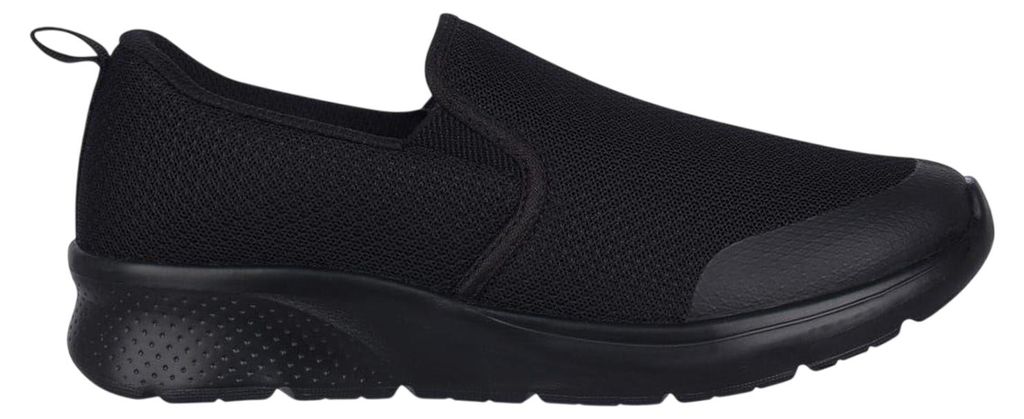 Slazenger - "Zeal" Sneaker für Jungen, Leder, Zum Anschlüpfen GT21789 (36 EU) (Schwarz)