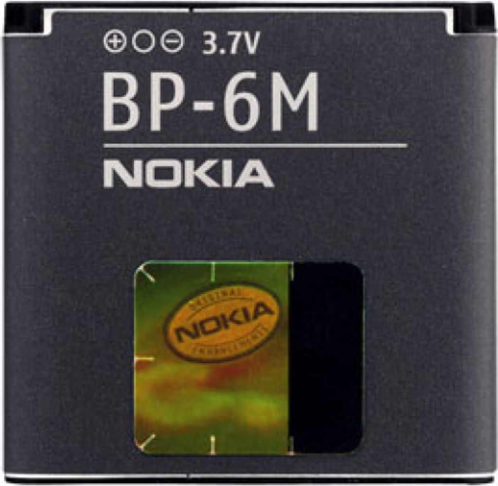 Batterie de téléphone Nokia BP-6M - 1100 mAh - Propriétaire Image du produit 