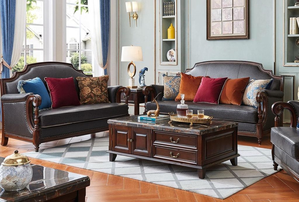 Sofa Sofagarnitur 3+2 Sitzer Set Design Polster Couch Klassisch Garnitur Couchen