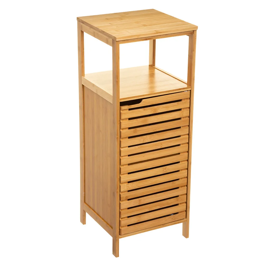 Meuble de rangement haut pour salle de bains en bois blanc - Alodie
