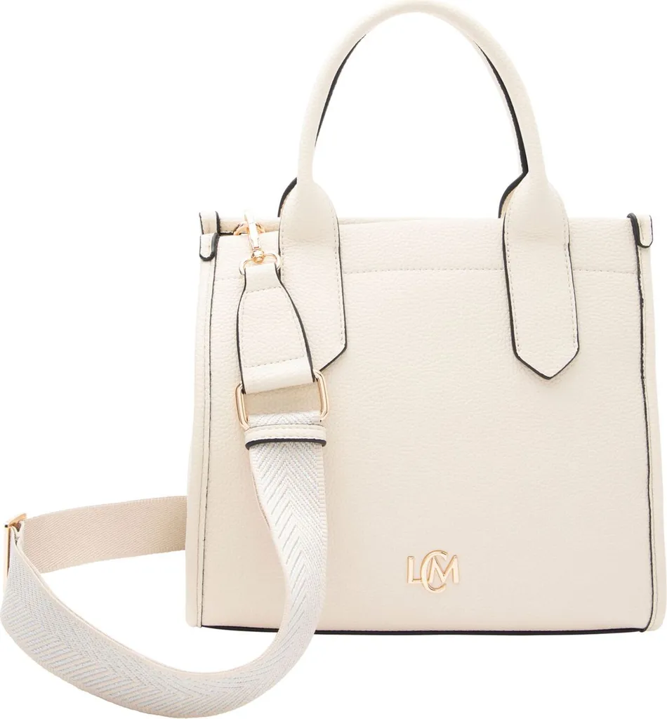 L.CREDI borsetta borsa a tracolla Phemia Hand Bag Creme avorio