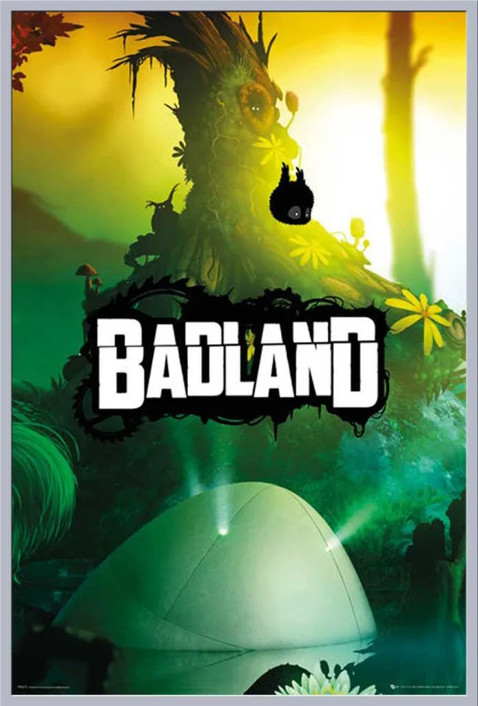 Cadre Argenté Shinsuke Maxi Interchangeable et Affiche Badland Acrylique
