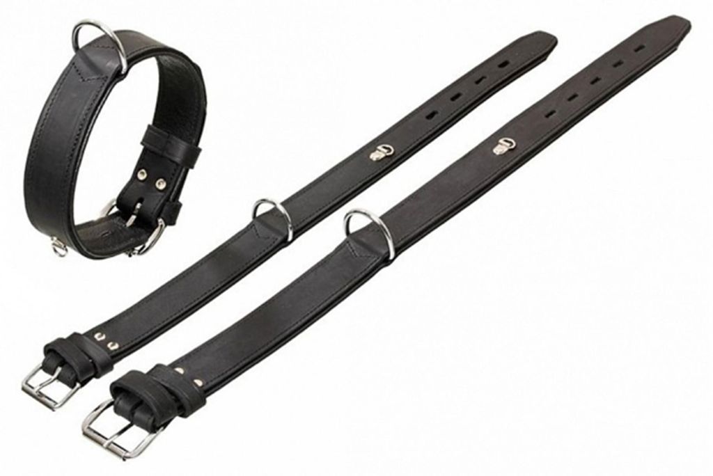 Karlie Rondo Halsband mit Ring für Adresstube - Schwarz - Produktbild 