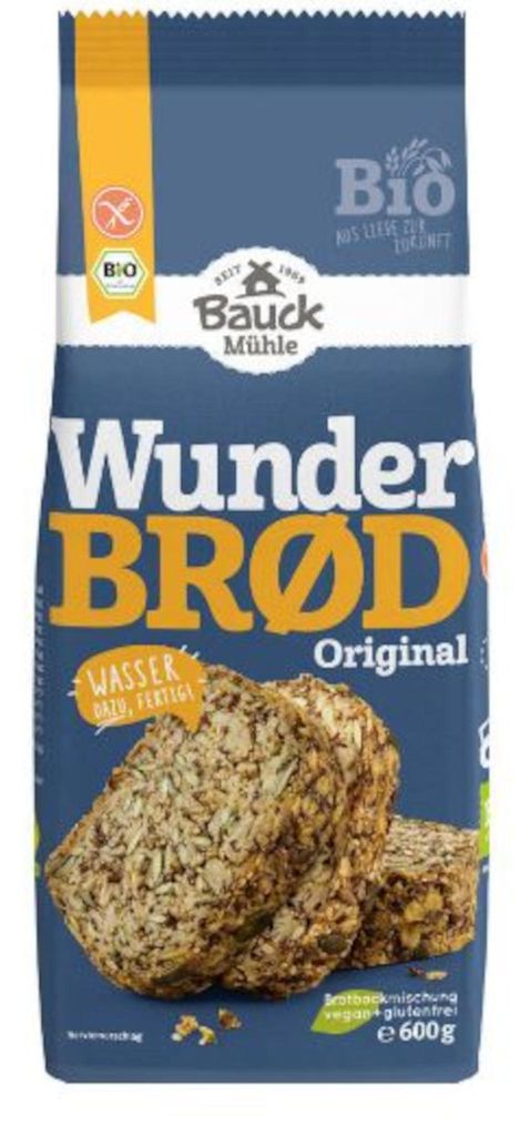 Bauckhof Bio Wunderbrød glutenfrei 6x600g