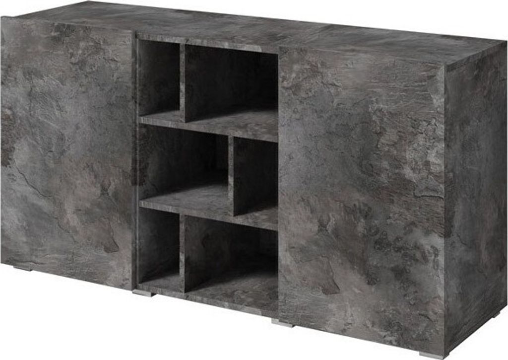 Meublorama DS-HA-AKSEL-24B0IE26*1C/40KG, 2 Tür(en), Grau, Mitteldichte Faserplatte (MDF), 2 Jahr(e), 390 mm, 1320 mm