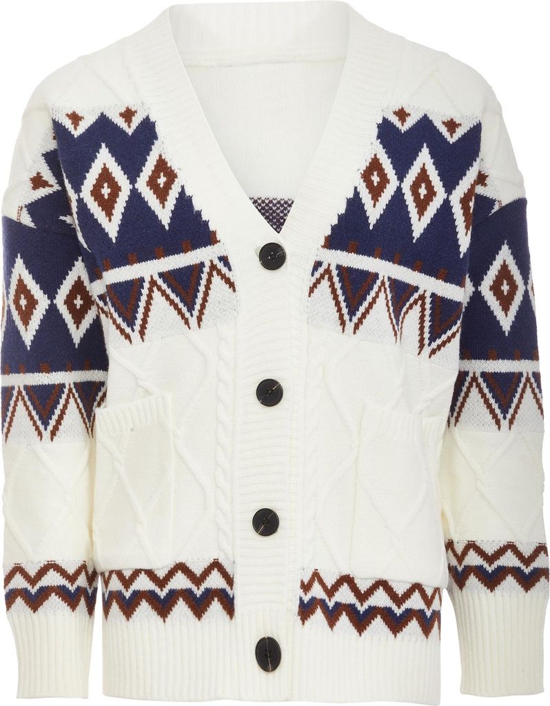 TANUNA damen strickpullover - wollweiss, M