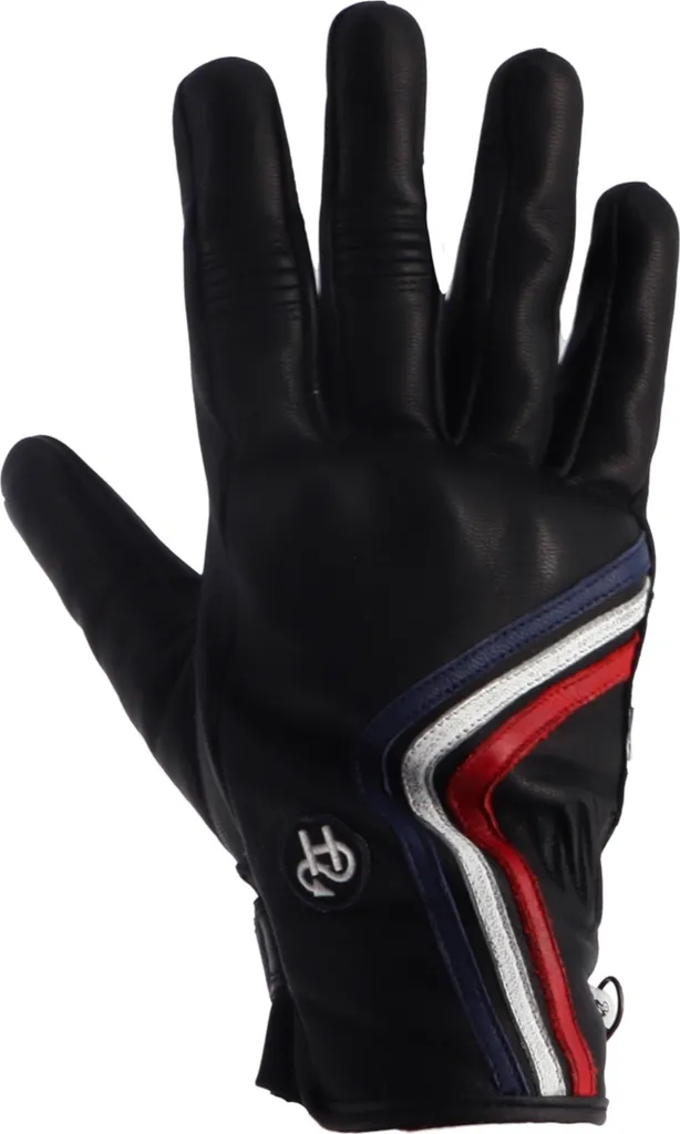 Gants en cuir Helstons Line Blanc 2XL - Équipement Moto Rétro Homme