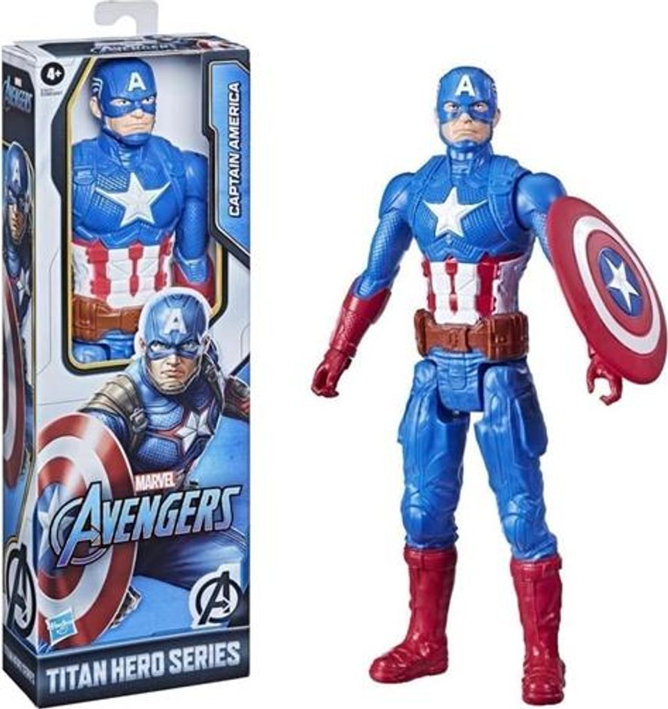 Marvel Avengers Titan Hero Captain America deluxe Figur Produktbild 