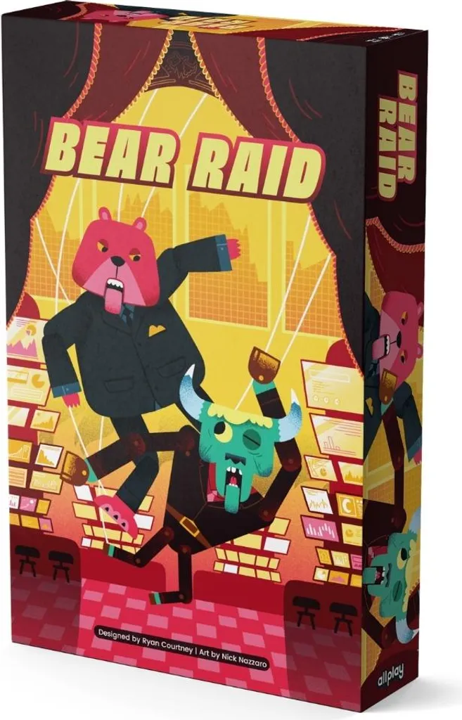 Bear Raid Jeu de Cartes Tactique : Vente à Découvert et Spéculation