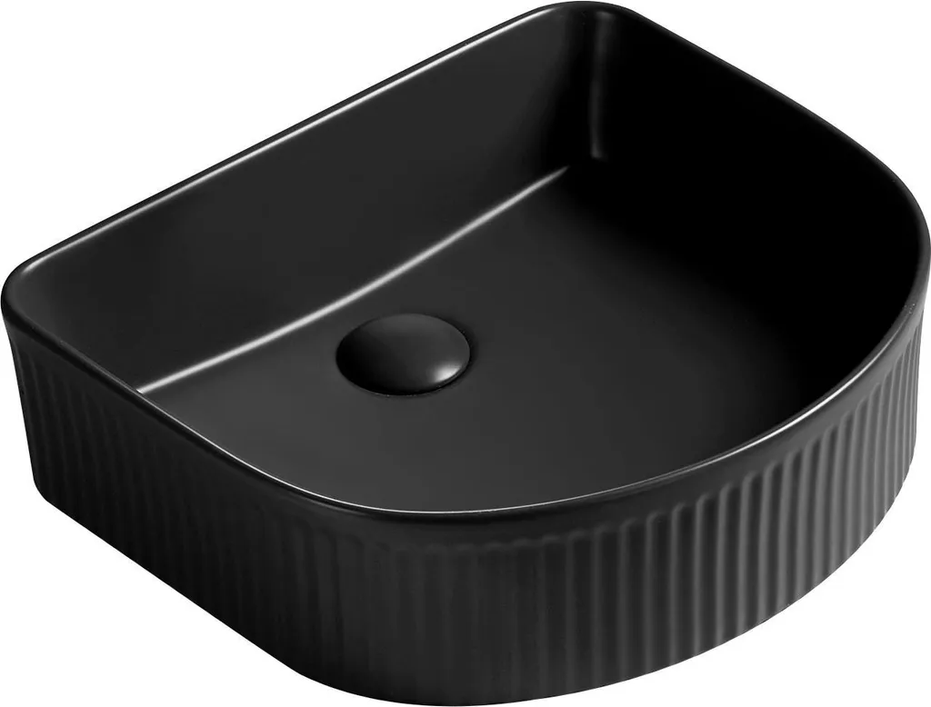 Lavabo Scanalato Mexen Grovo 22304285 Nero Opaco - Offerta Online