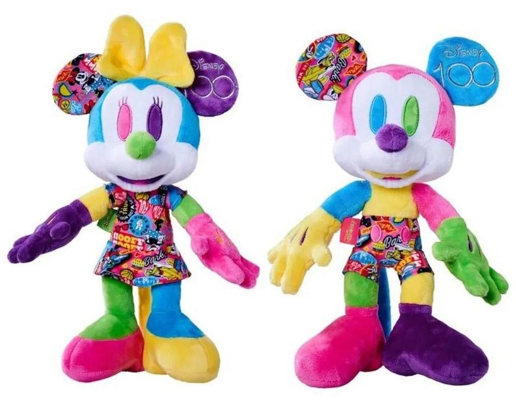 Disney Mickey & Minnie Mouse 100 Jahre Collector-Set, 33cm Plüsch, Limitierte Sammler-Edition