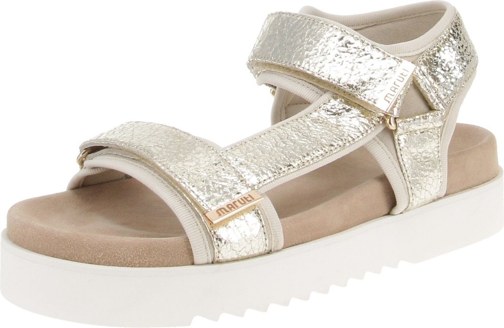 Maruti Beau Sandalen Plat - Goudkleur - Maat 38