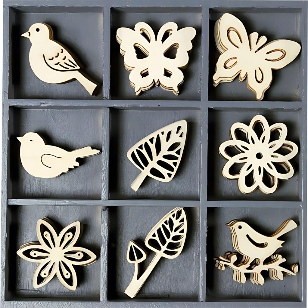 KNORR PRANDELL Holzornamentbox Floral Filigran 105 x 105 cm Sperrholz